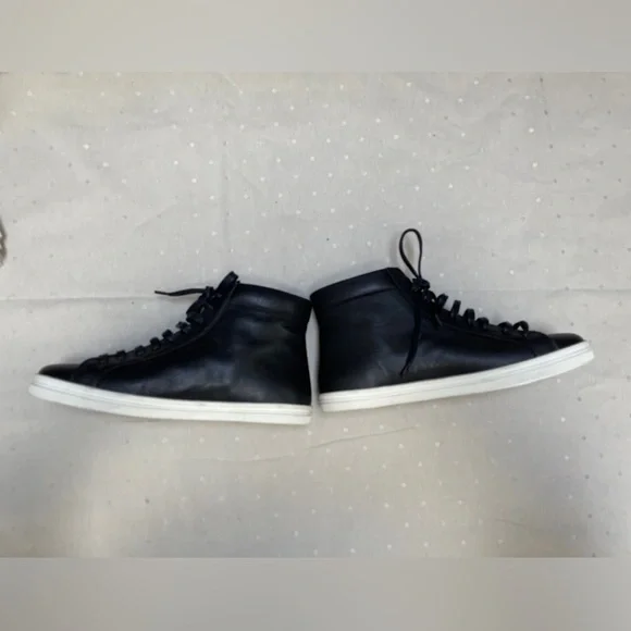 FREDA SALVADOR Sal Women's Lace Up High Top Leather Sneakers Black Size 8 NWOT - Picture 5 of 8